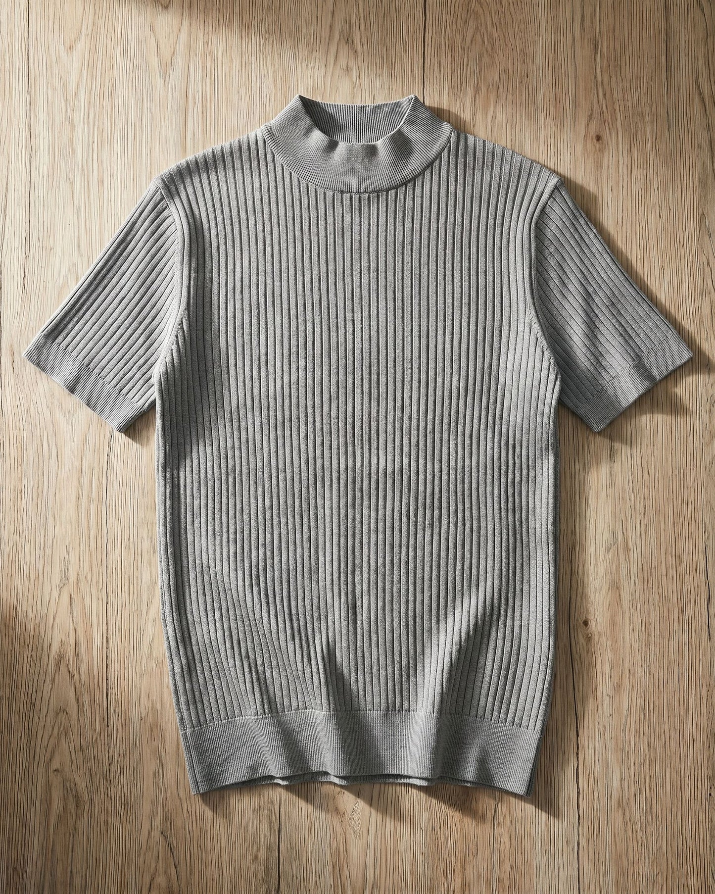 Antonio Ribbed Mock Neck Knit