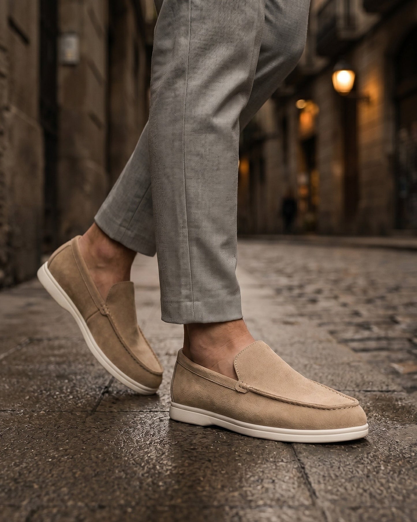 Paolo Suede Slip-On Loafers